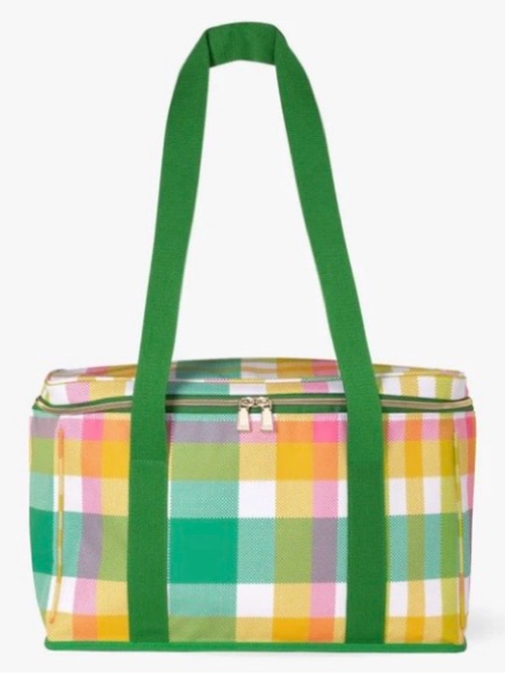 Kate Spade garden plaid cooler bag